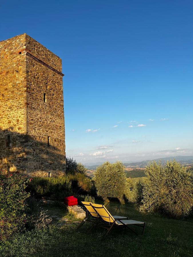 Medieval Tower In Umbria With Swimming Pool Montelagello Exterior photo